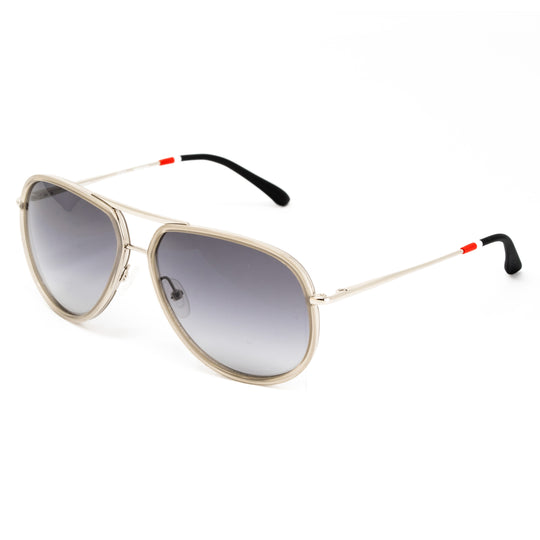 Orlebar Brown x Linda Farrow Grey Sunglasses OB22C5SUN