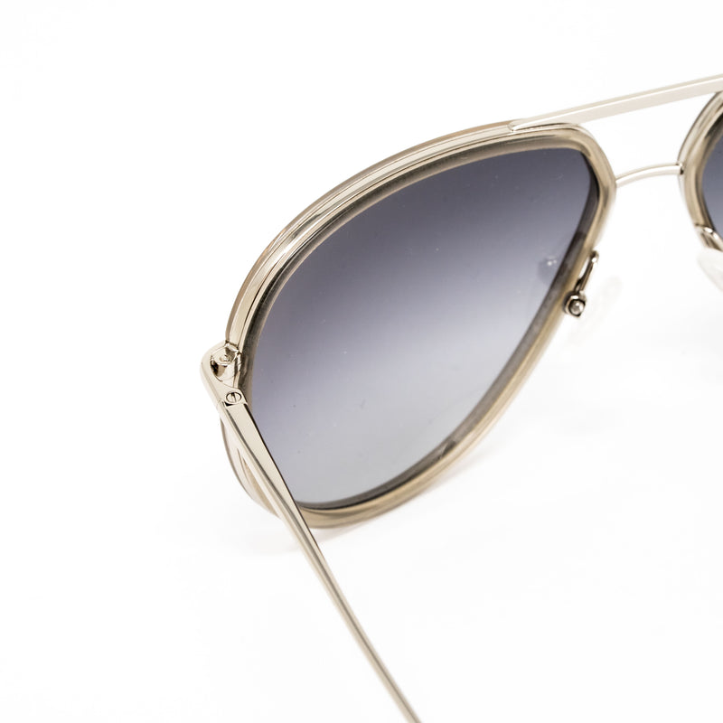 Orlebar Brown x Linda Farrow Grey Sunglasses OB22C5SUN