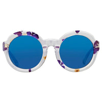 Phillip Lim x Linda Farrow Blue Sunglasses PL141C4SUN