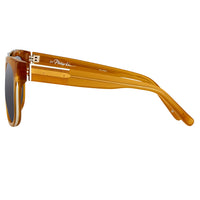 Phillip Lim X Linda Farrow Brown Grey Sunglasses PL144C3SUN
