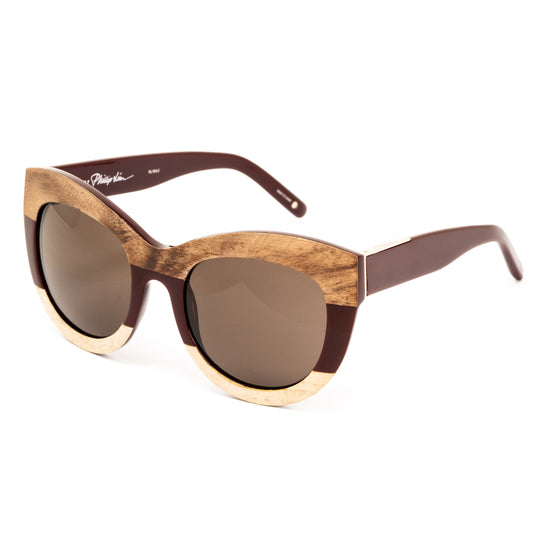Phillip Lim x Linda Farrow Brown Sunglasses PL154C2SUN