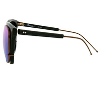 Phillip Lim x Linda Farrow Blue Mirror Sunglasses PL176C6SUN