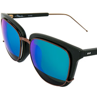 Phillip Lim x Linda Farrow Blue Mirror Sunglasses PL176C6SUN