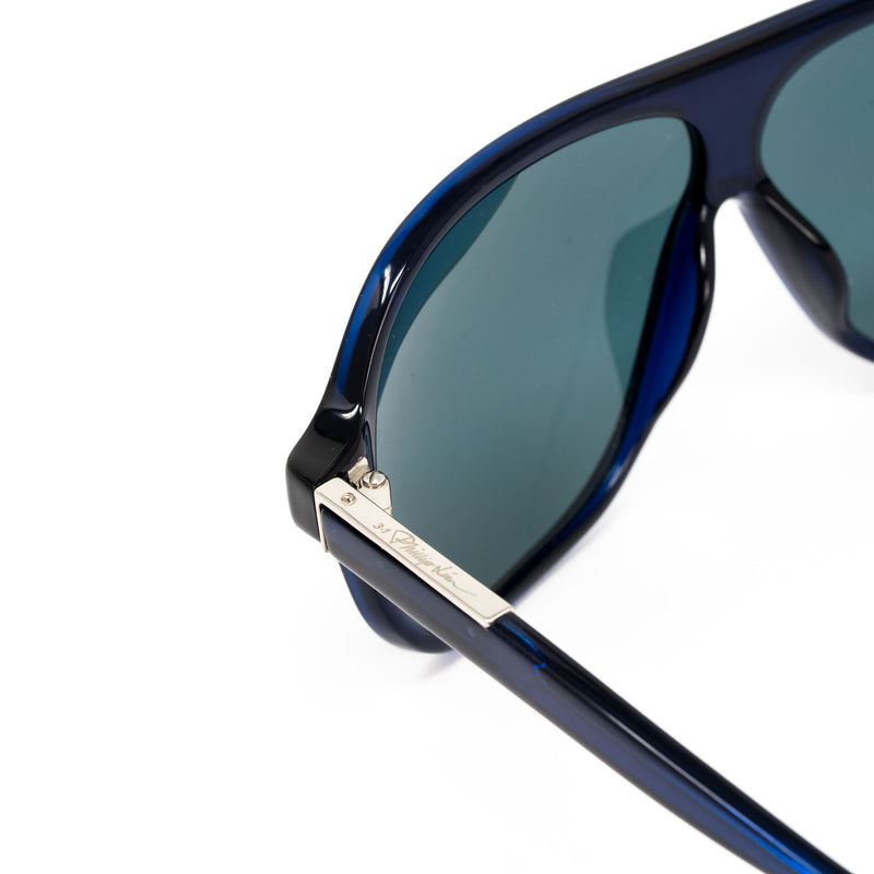 Phillip Lim x Linda Farrow Blue Sunglasses PL1C6SUN