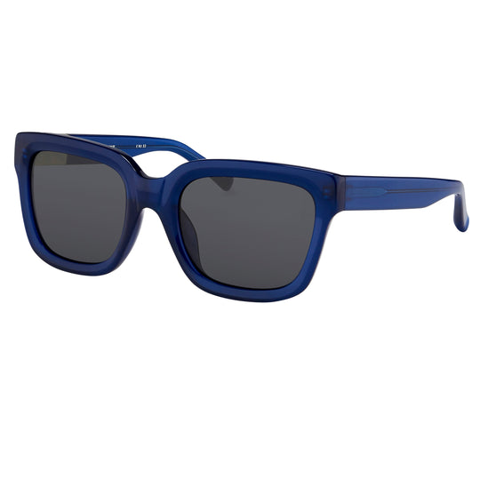 Phillip Lim x Linda Farrow Black Blue Sunglasses PL51C18SUN