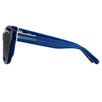 Phillip Lim x Linda Farrow Black Blue Sunglasses PL51C18SUN