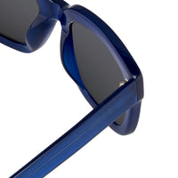 Phillip Lim x Linda Farrow Black Blue Sunglasses PL51C18SUN