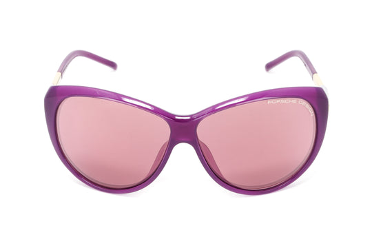 Porsche Design Ladies Sunglasses Oversized Cat Eye Purple P8602 C