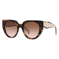 Prada PR15WF Oversized Square Sunglasses Caramel Tortoise