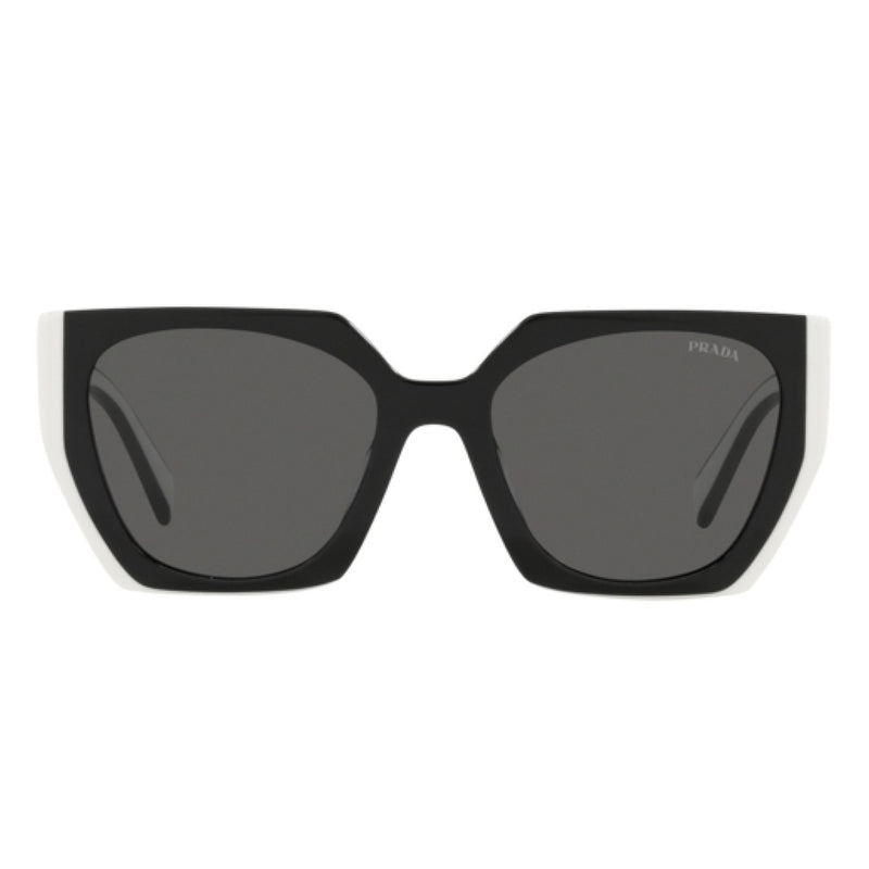 Prada PR15WS Rectangle Sunglasses Black Talc