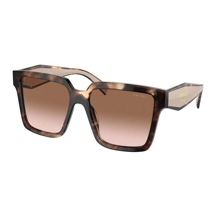 Prada PR24ZS Rectangle Sunglasses Caramel Tortoise