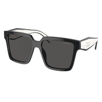 Prada PR24ZS Rectangle Sunglasses Black White