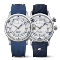 Maurice Lacroix Pontos S Diver Men's White Blue Watch PT6248-SS00L-130-4