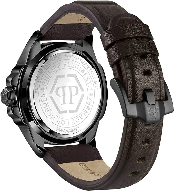 Philipp Plein Mens Watch High-Conic The Skull Gold PWAAA0421