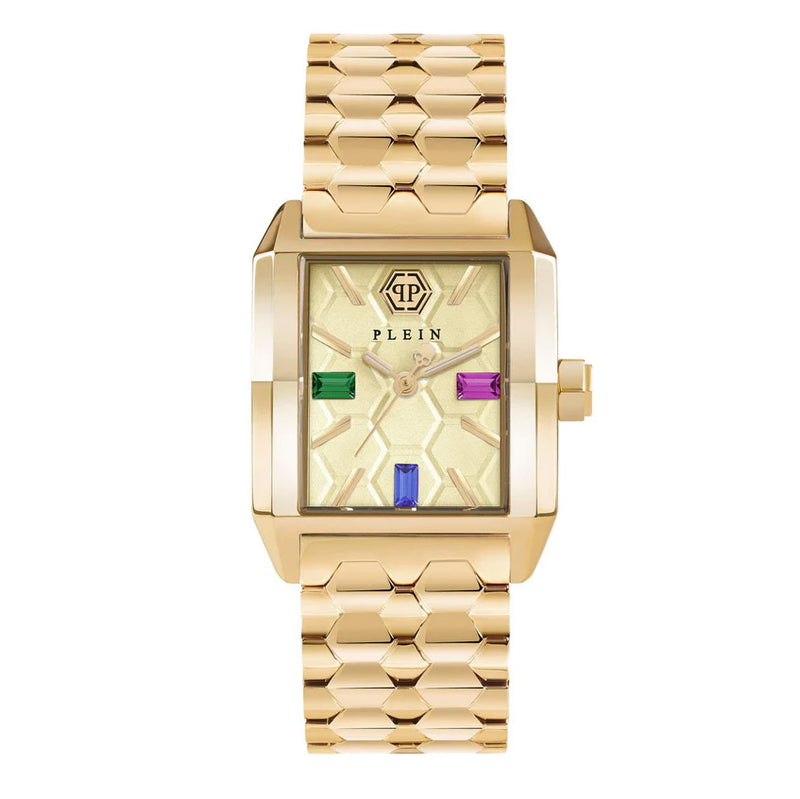 Philipp Plein Ladies Watch Offshore Square Gold PWMAA0522