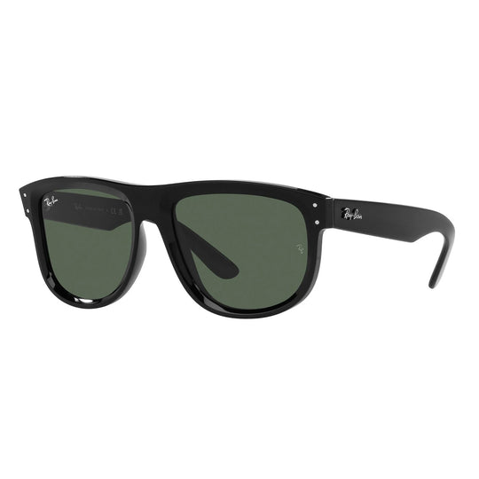 Ray-Ban RBR0501S Boyfriend Reverse Square Black Green Sunglasses