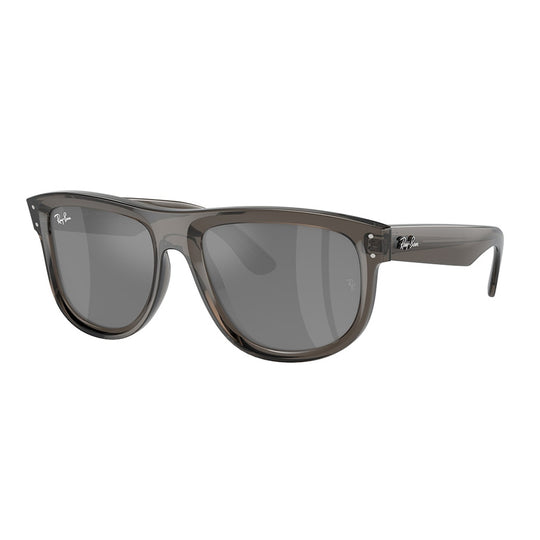 Ray-Ban RBR0501S Boyfriend Reverse Square Grey Mirror Sunglasses
