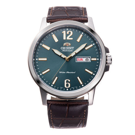 Orient Men's Green Day-Date Automatic Watch RA-AA0C06E
