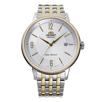 Orient Men's Silver Rose Gold Automatic Watch RA-AC0J07S
