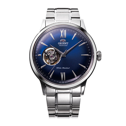 Orient Men's Blue Open Heart Automatic Watch RA-AG0028L
