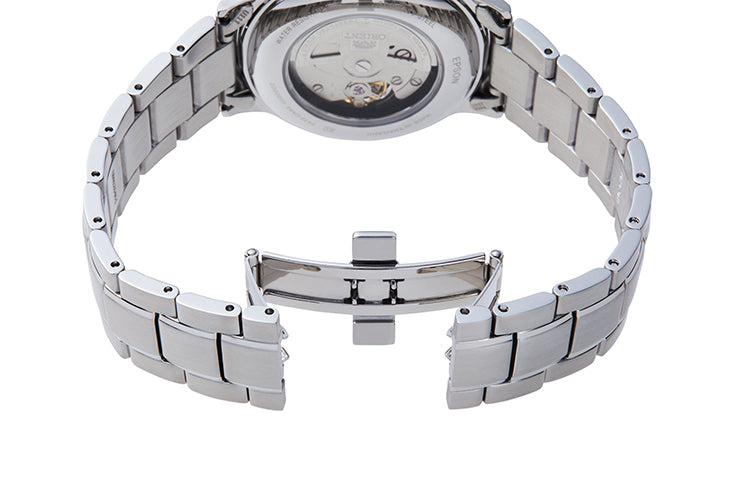Orient Men's Blue Open Heart Automatic Watch RA-AG0028L