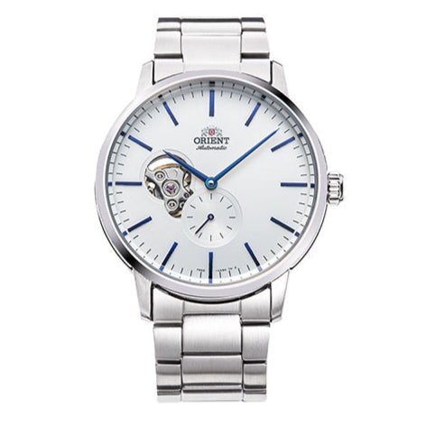 Orient Men's White Open Heart Automatic Watch RA-AR0102S
