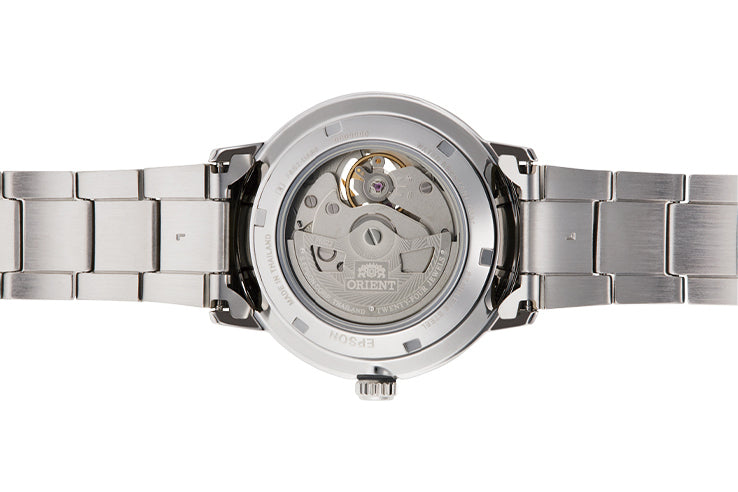 Orient Men's White Open Heart Automatic Watch RA-AR0102S