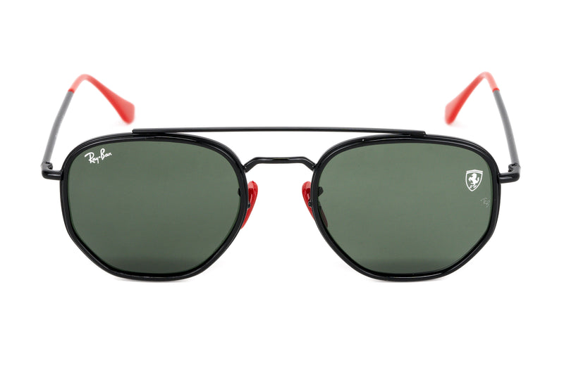 Ray-Ban Men's Sunglasses Ferrari Series Pilot Black RB3748M 028/31