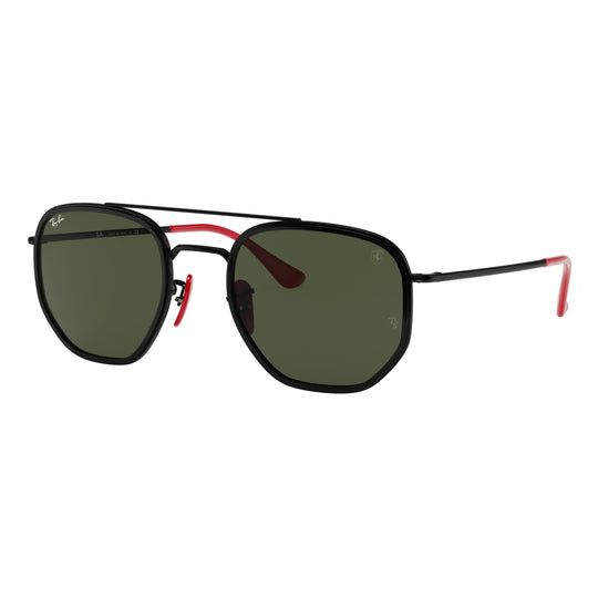 Ray-Ban Men's Sunglasses Ferrari Series Pilot Black RB3748M 028/31