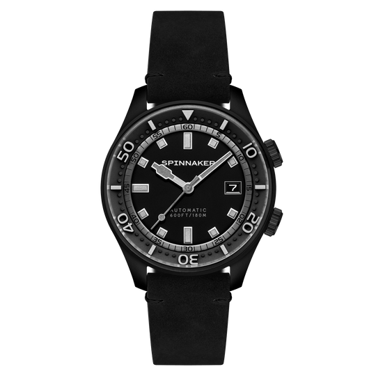 Spinnaker Bradner Automatic Men's Black Vintage Watch SP-5062-06