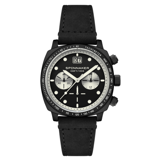 Spinnaker Hull Chronograph Men's Black Chronograph Watch SP-5068-08
