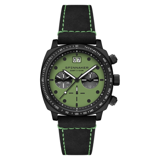 Spinnaker Hull Men's Green Chronograph Watch SP-5068-0A