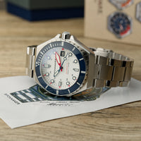 Spinnaker Dumas Men’s White Automatic Diver Watch SP-5081-HH
