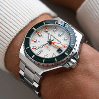 Spinnaker Dumas Men’s White Automatic Diver Watch SP-5081-HH