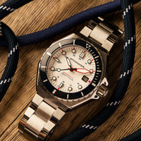 Spinnaker Dumas Men’s White Automatic Diver Watch SP-5081-HH