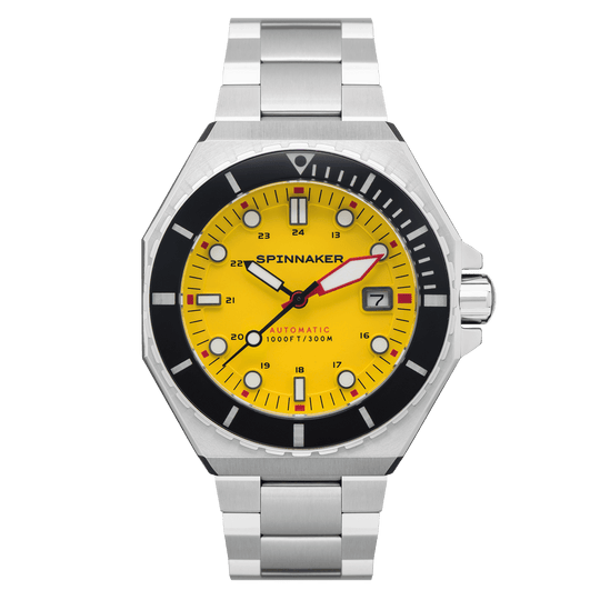 Spinnaker Dumas Men’s Yellow Automatic Diver Watch SP-5081-II