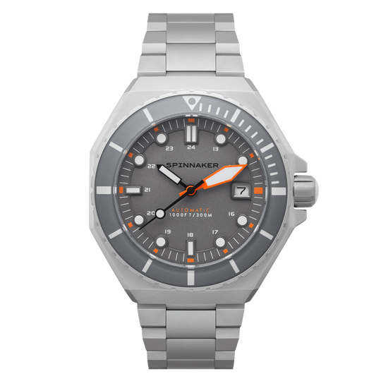 Spinnaker Dumas Men’s Grey Diver Automatic Watch SP-5081-KK