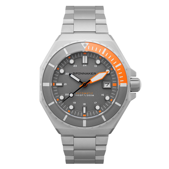 Spinnaker Dumas Men's Grey Dive Automatic Watch SP-5081-LL