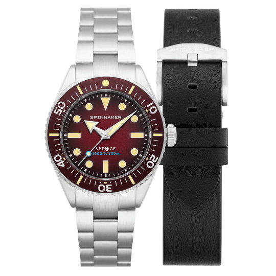 Spinnaker Spence 300 Crimson Red Automatic Watch SP-5097-55