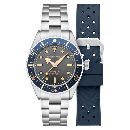 Spinnaker Spence 300 Grey Automatic Diver Watch SP-5097-77