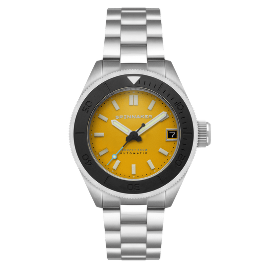 Spinnaker Piccard Men's Yellow Automatic Diver Watch SP-5098-44