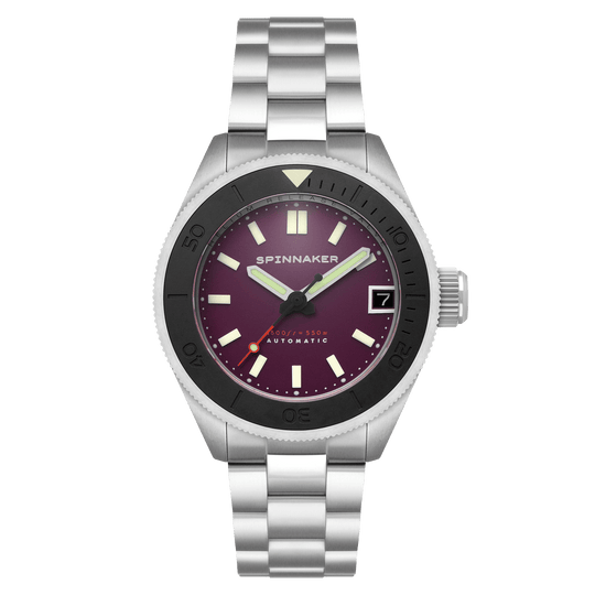Spinnaker Piccard Men's Purple Automatic Dive Watch SP-5098-66