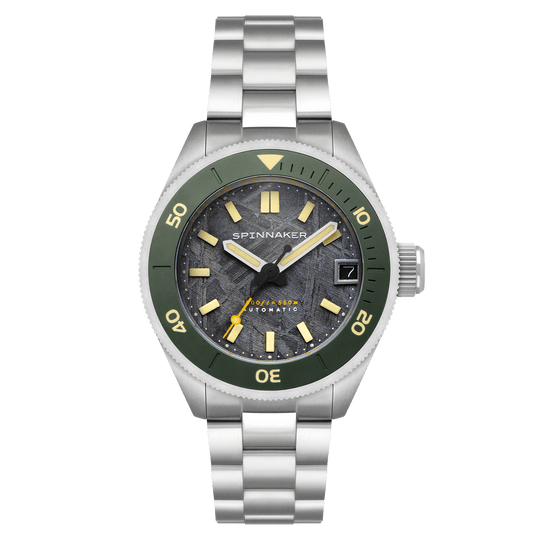 Spinnaker Piccard Green Meteorite Automatic Diver Watch SP-5098-BB