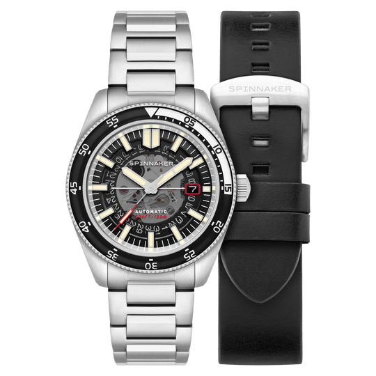 Spinnaker Fleuss Men's Black Automatic Watch SP-5118-11