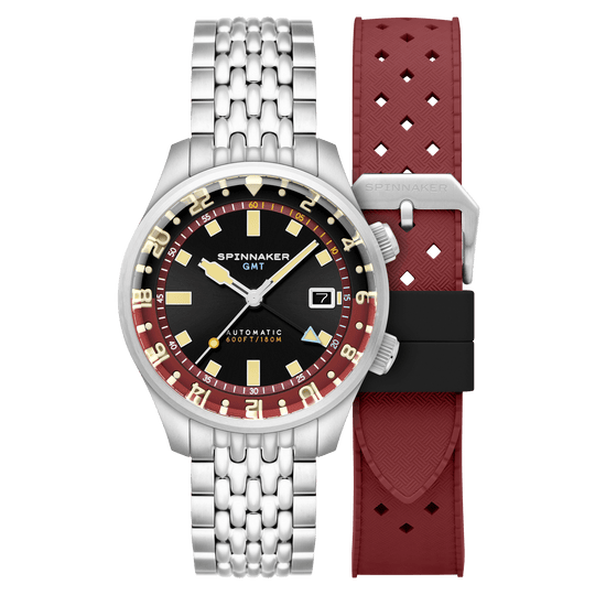 Spinnaker Bradner Automatic GMT Men's Black Watch SP-5121-11