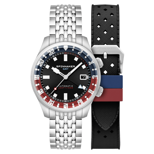 Spinnaker Bradner Automatic GMT Men's Black Watch SP-5121-55