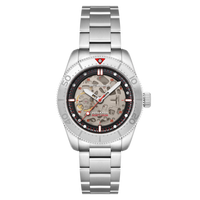 Spinnaker Croft 42 Skeleton Men's Black Watch SP-5134-33
