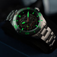 Spinnaker Croft 42 Skeleton Men's Black Watch SP-5134-33