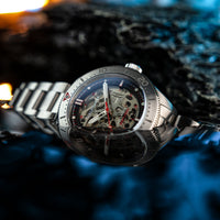 Spinnaker Croft 42 Skeleton Men's Black Watch SP-5134-33