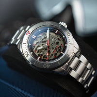 Spinnaker Croft 42 Skeleton Men's Black Watch SP-5134-33
